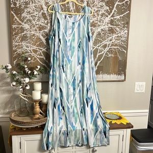 VIP Knit by Avenue 26/28W Sleeveless Maxi Dress
